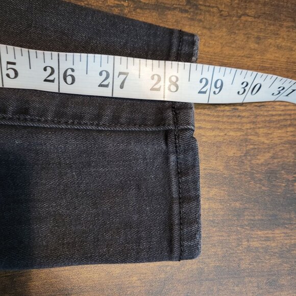 American Eagle Jeans 6 R Jegging Super Stretch Super Hi Rise Black Wash Denim - Picture 10 of 12